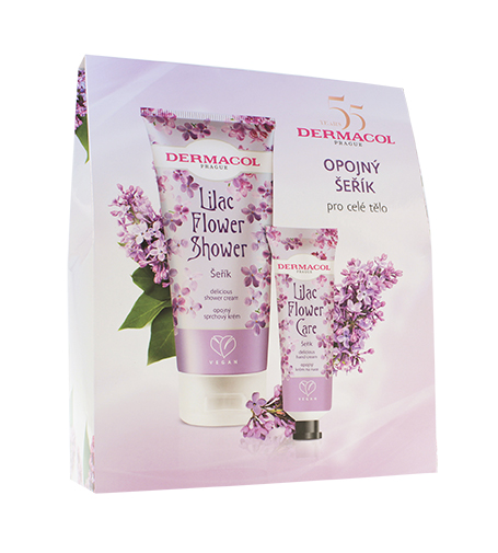 Dermacol Flower Care Lilac Dermacol Flower Care Lilac gift set Rinkinys