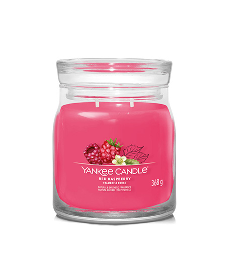Yankee Candle Signature Red Raspberry 368g kvepianti žvakė