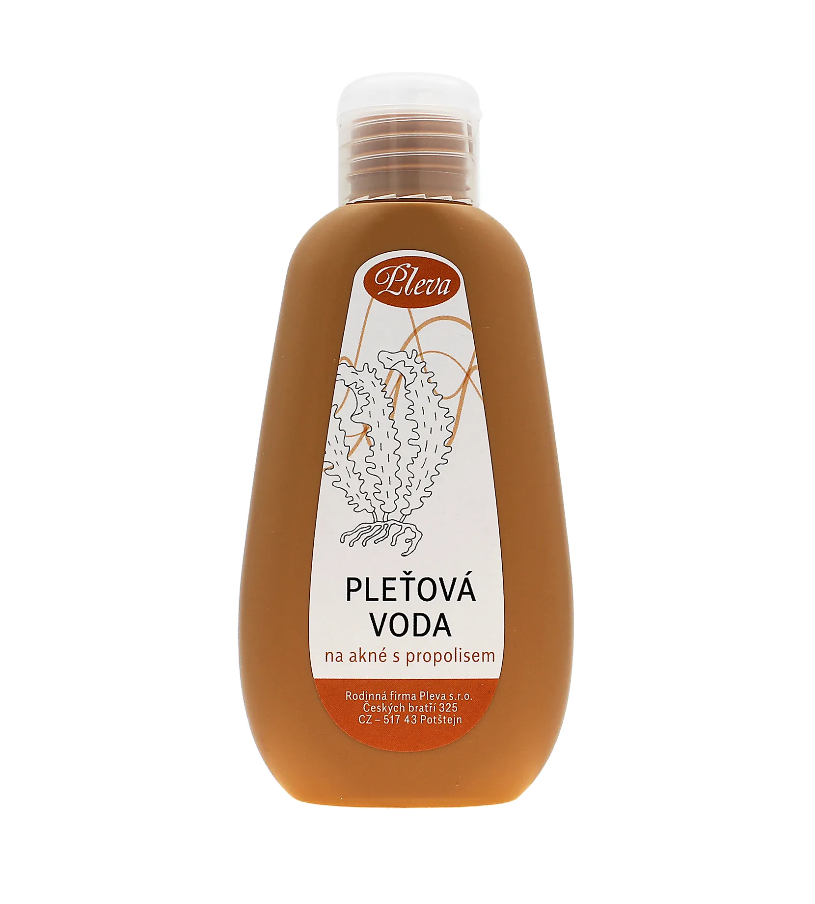 Pleva Lotion with Propolis for Skin with Acne 120g veido pienelis 