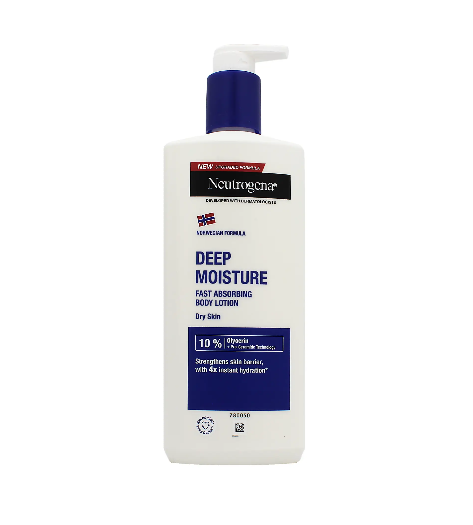 Neutrogena Deep Moisture Fast Absorbing Body Lotion 400ml kūno losjonas