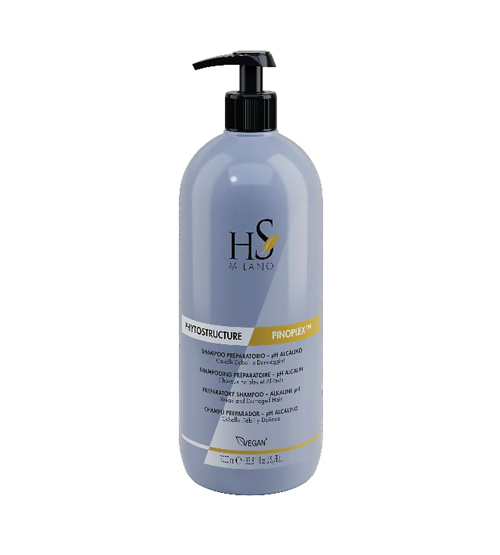 HS MILANO Phytostructure Shampoo 1000ml &scaron;ampūnas