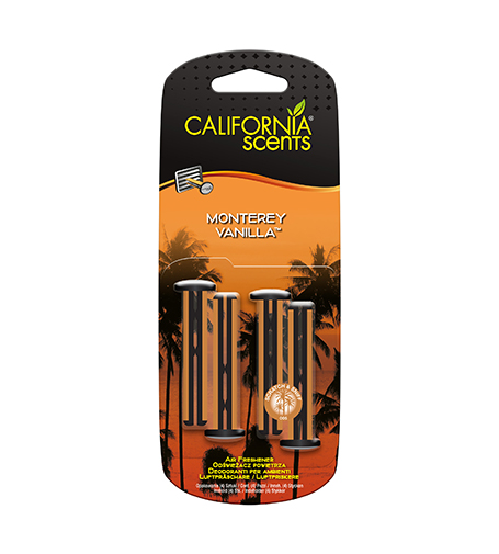 California Scents Vent Stick Monterey Vanilla 4ks automobilio gaiviklis
