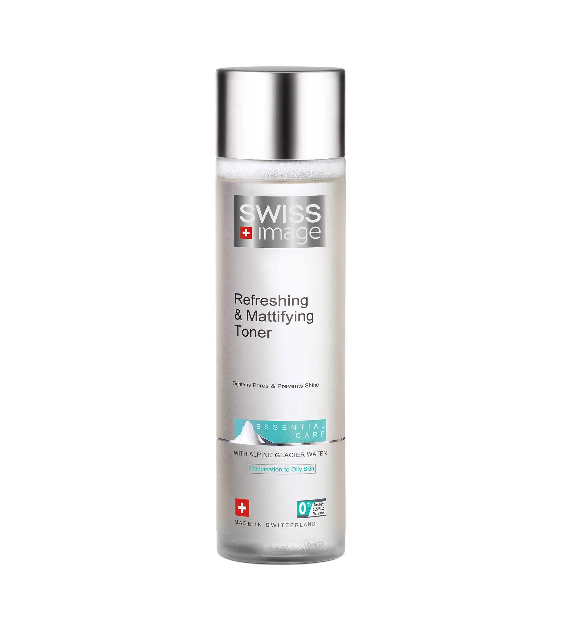 Swiss Image Essential Care Refreshing & Mattifying Toner 200ml veido pienelis 