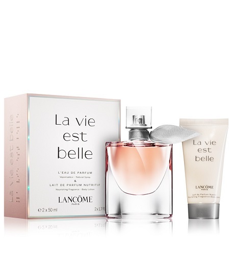 Lancome Lancome La Vie Est Belle 50ml Lancome La Vie Est Belle eau de parfum for women 50 ml + tělové mléko 50 ml gift set Kvepalai Moterims Rinkinys