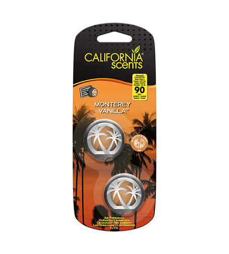 California Scents Mini Diffuser Monterey Vanilla 3ml automobilio gaiviklis