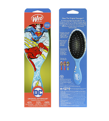 Wet Brush Original Detangler Justice League plaukų šepetys