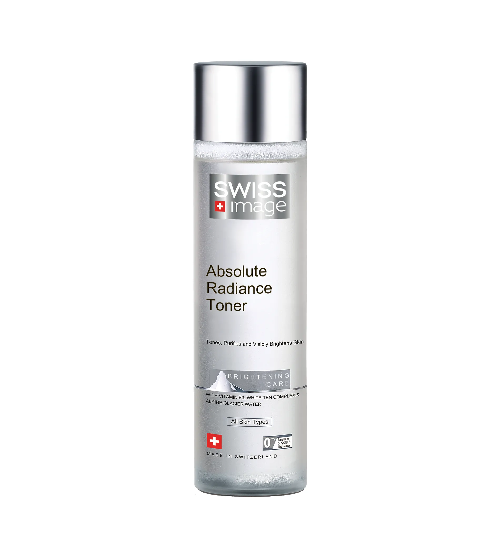 Swiss Image Brightening Care Absolute Radiance Toner 200ml veido pienelis 