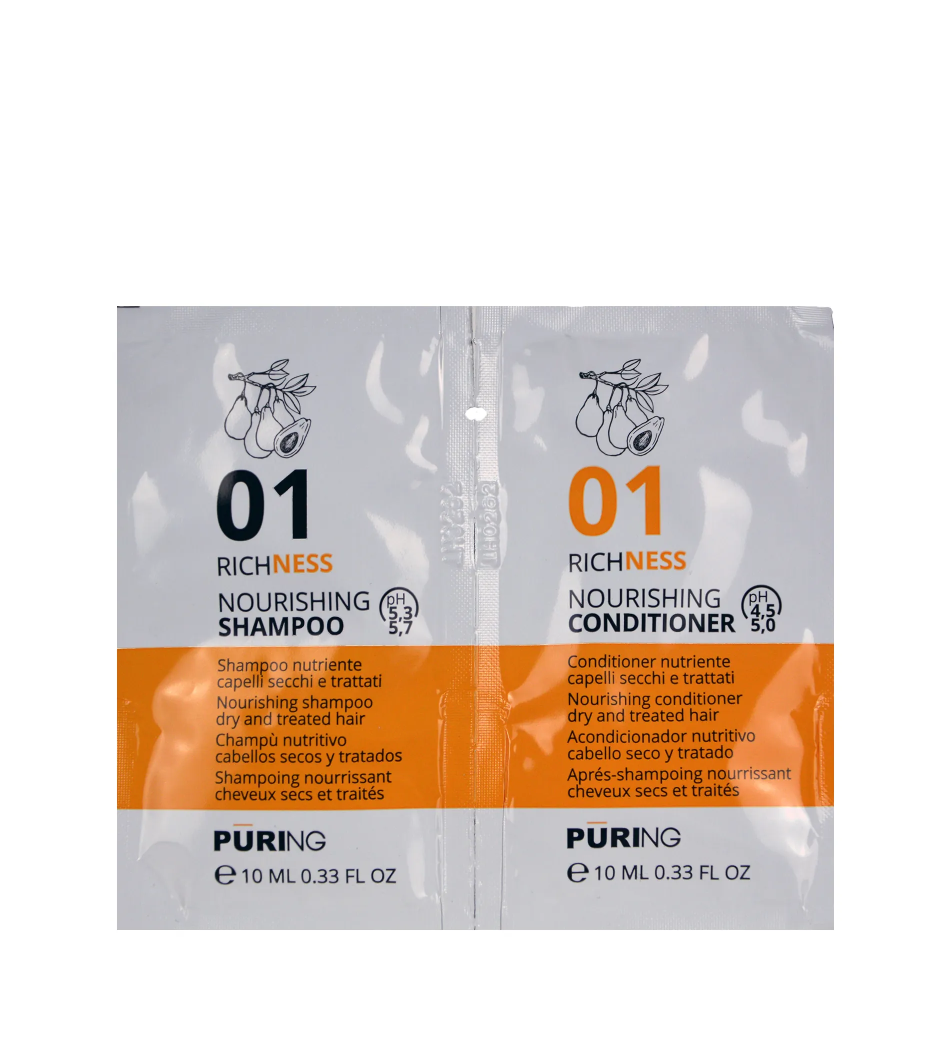 Puring 01 Richness Nourishing Shampoo + Conditioner 10ml