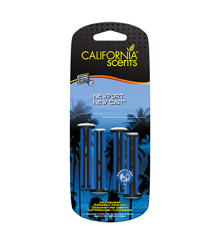 California Scents Vent Stick Newport New Car 4ks automobilio gaiviklis