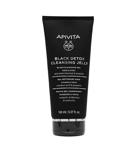 Apivita Black Detox Cleansing Jelly 150ml veido gelis