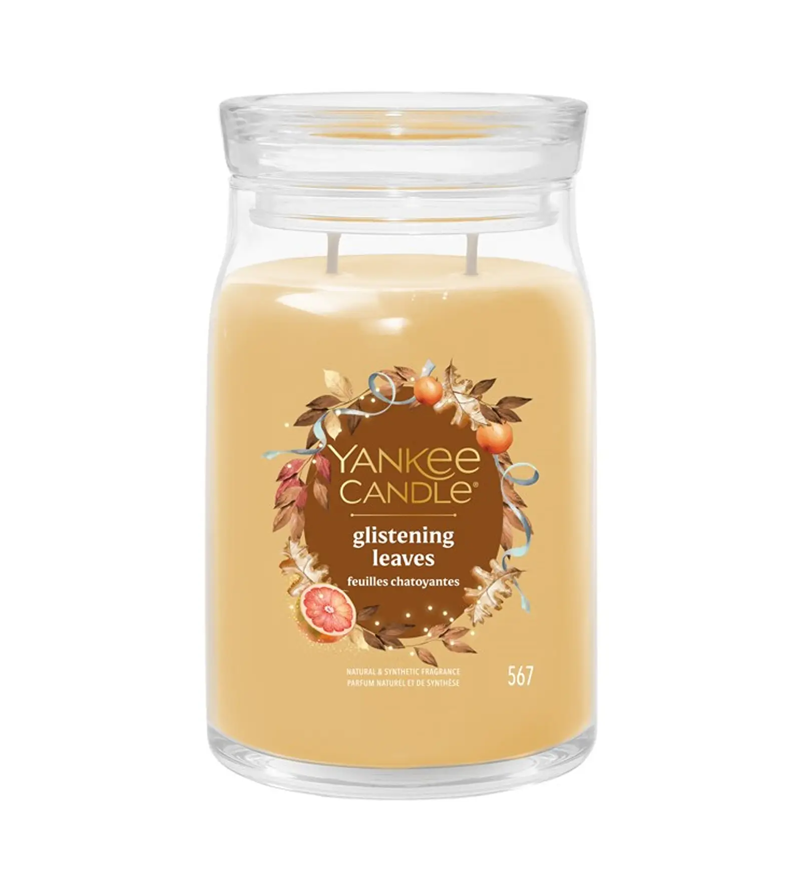 Yankee Candle Glistening Leaves 567g kvepianti žvakė