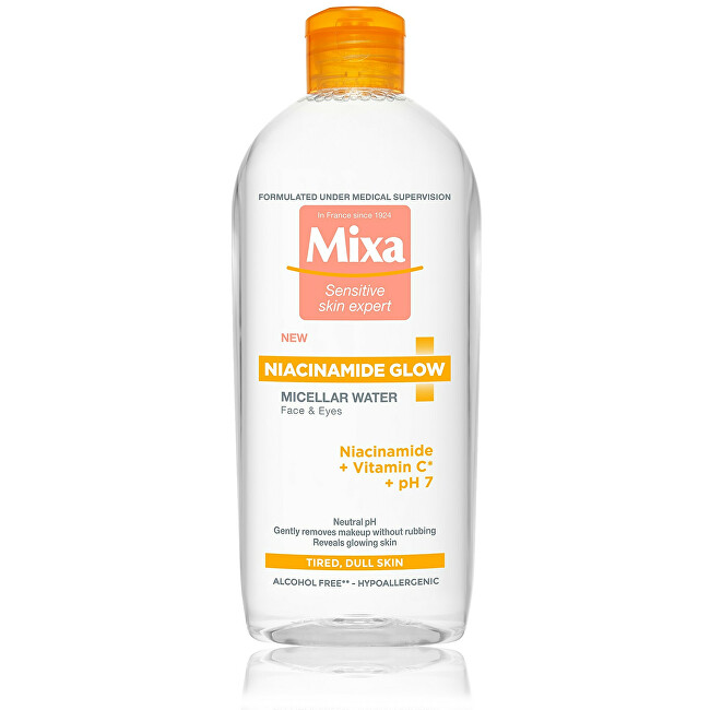 Mixa Micellar Water Niacinamide Glow (Micellar Water) 400 ml 400ml Moterims