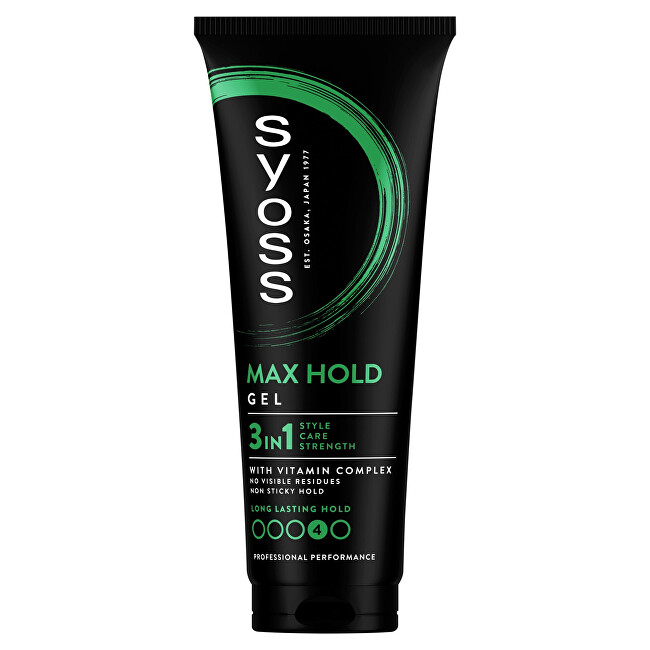 Syoss Hair gel with strong hold Max Hold Gel 250 ml 250ml modeliavimo priemonė