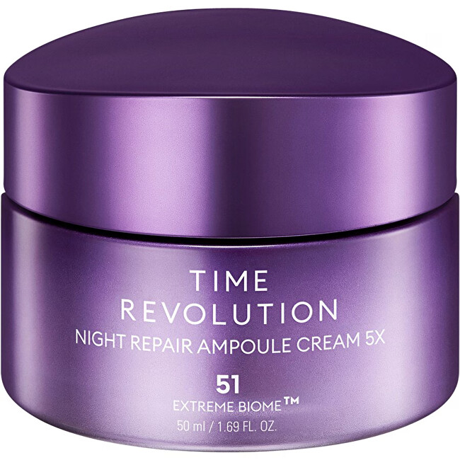 Missha Night cream against skin aging Time Revolution Night Repair (Ampoule Cream 5x) 50 ml 50ml vietinės priežiūros priemonė