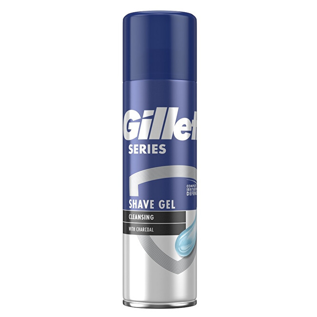 Gillette Charcoal ( Clean sing Shave Gel) 200 ml 200ml priemonė skutimuisi
