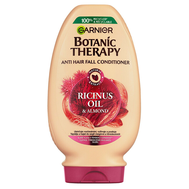 Garnier Strengthening Balm with Ricin and Almond Oil for (Fortifying Balm -Conditioner) Botanic Therapy (For 200ml plaukų balzamas