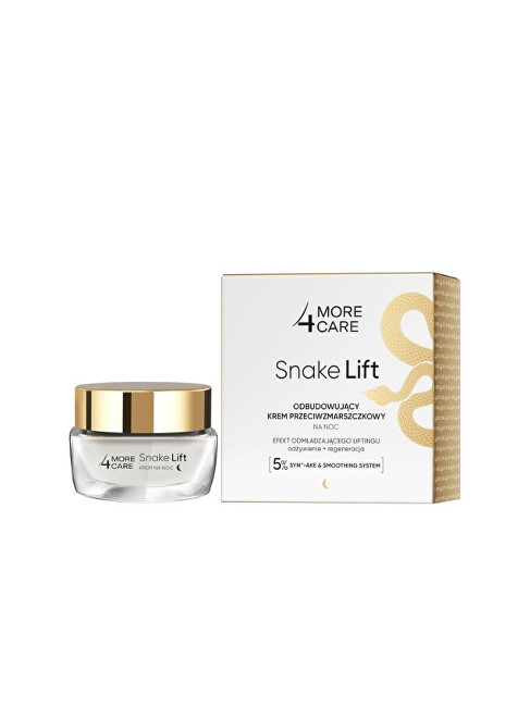 Long 4 Lashes Night skin cream with anti-aging effect Snake Lift (Anti-wrinkle Face Cream) 50 ml 50ml vietinės priežiūros priemonė