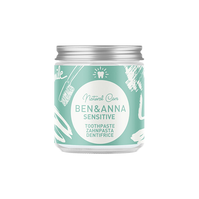 BEN & ANNA Toothpaste in glass Sensitive Toothpaste 100 ml 100ml dantų pasta