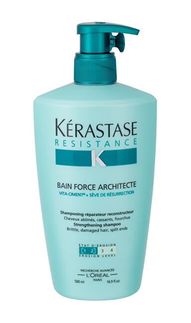 K&eacute;rastase Strengthening shampoo for damaged and brittle hair Resist ance ( Strength ening Shampoo) 500ml &scaron;ampūnas
