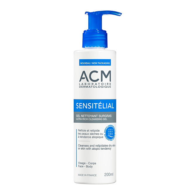 ACM Ultra nourishing cleansing gel Sensit&eacute;lial Cleansing Gel 200 ml 200ml makiažo valiklis