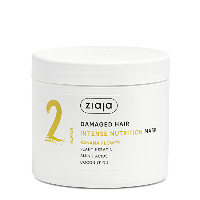 Ziaja Mask for damaged hair Banana Blossom Mask 350 ml 350ml &scaron;ampūnas
