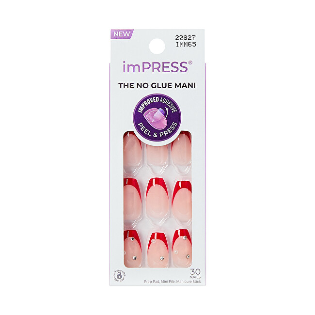Kiss Self-adhesive nails imPRESS Nails Happy World 30 pcs priemonė nagams