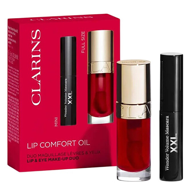Clarins Lip Comfort Oil Gift Set lūpų balzamas Clarins Lip Comfort Oil Gift Set lūpų balzamas