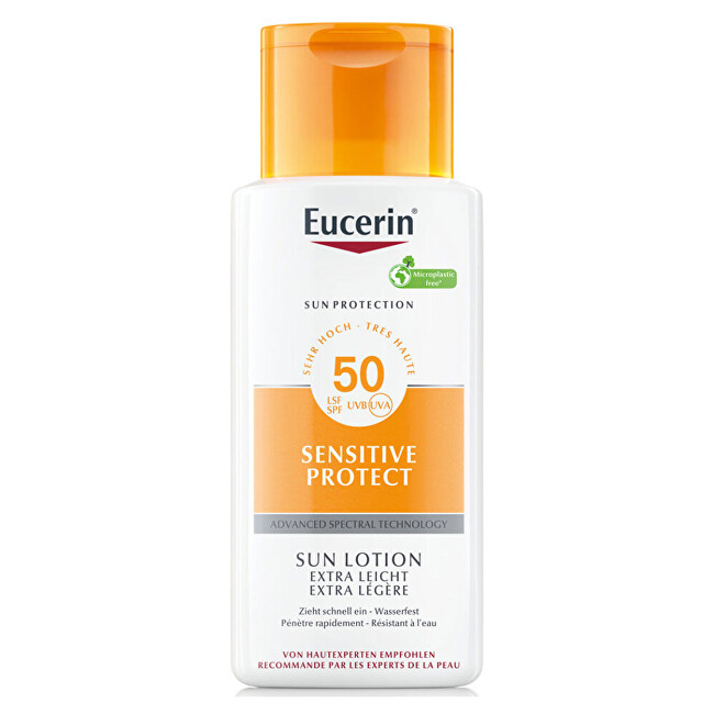 Eucerin Extra Light Sun Lotion Sensitive Protect SPF 50+ (Extra Light Sun Lotion) 150 ml 150ml Moterims