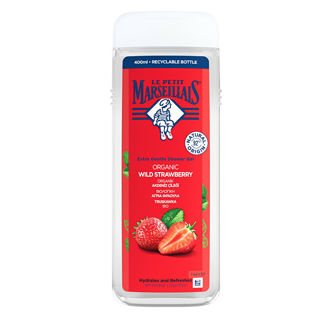 Le Petit Marseillais Shower gel BIO Wild Strawberry Shower Gel 400ml Moterims