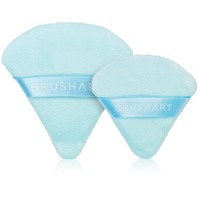 BrushArt Triangular powder puff 2 pcs aksesuaras BrushArt Triangular powder puff 2 pcs aksesuaras