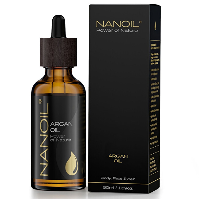 Nanoil Argan oil Argan Oil 50 ml 50ml atstatomoji plaukų priežiūros priemonė