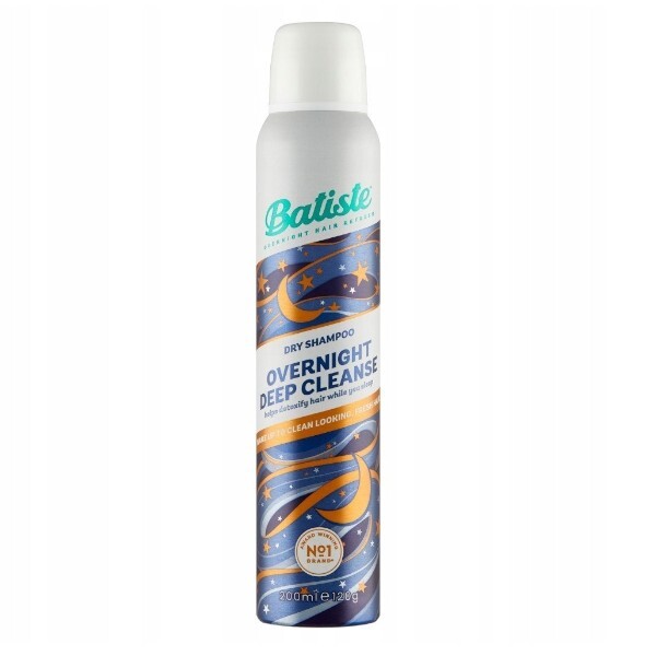 Batiste Overnight Deep Clean dry shampoo for the night (Dry Shampoo) 200 ml 200ml šampūnas