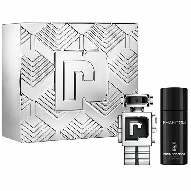 Paco Rabanne Phantom - EDT 100 ml + deodorant ve spreji 150 ml 100ml Phantom - EDT 100 ml + deodorant ve spreji 150 ml Kvepalai Vyrams Rinkinys