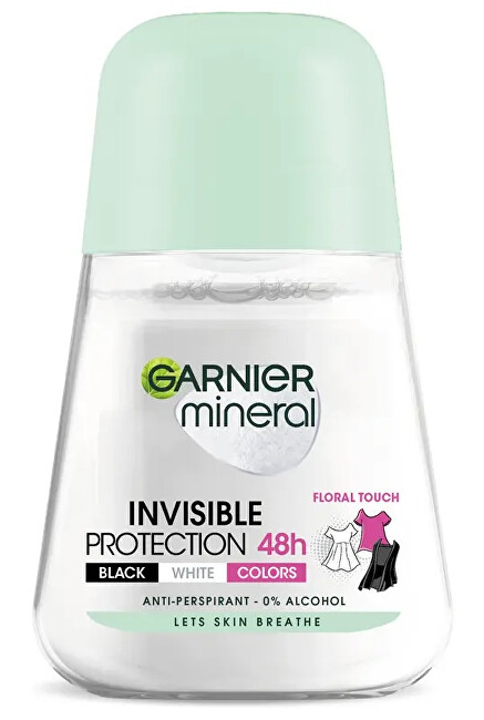 Garnier Mineral antiperspirant for long-lasting freshness Roll-on Invisible 50 ml 50ml Kvepalai Moterims
