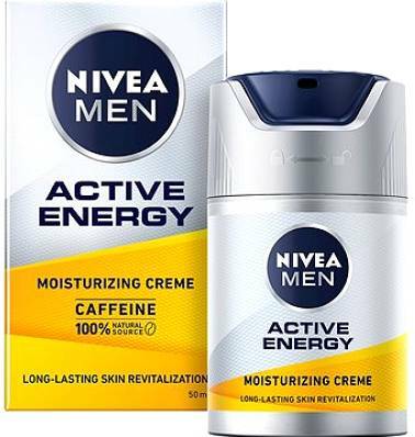 Nivea Active Energy men´s skin cream Active ml 50 ml 50ml vietinės priežiūros priemonė