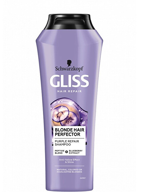 Gliss Kur Blonde Hair Perfector Regenerating Shampoo (Purple Repair Shampoo) 250ml &scaron;ampūnas