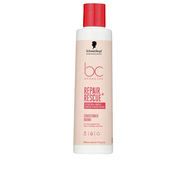 Schwarzkopf Professional Repair Rescue+ Conditioner 200ml plaukų balzamas Schwarzkopf Professional Repair Rescue+ Conditioner 200ml plaukų balzamas
