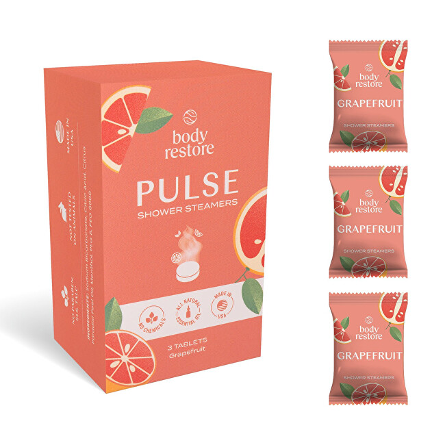 Body Restore A set of aromatic tablets for the shower Grapefruit Shower Steamers Moterims