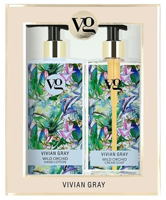 Vivian Gray Wild Orchid Cosmetic Set (Cream Soap & Hand Lotion) Moterims