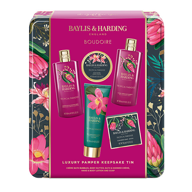 Baylis & Harding Boudoire Gift Set - Tropical Paradise 5 pcs Moterims