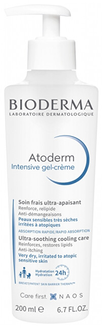 BIODERMA Intensive gel cream Atoderm ( Ultra -Soothing Cooling Care ) 200 ml 200ml Moterims