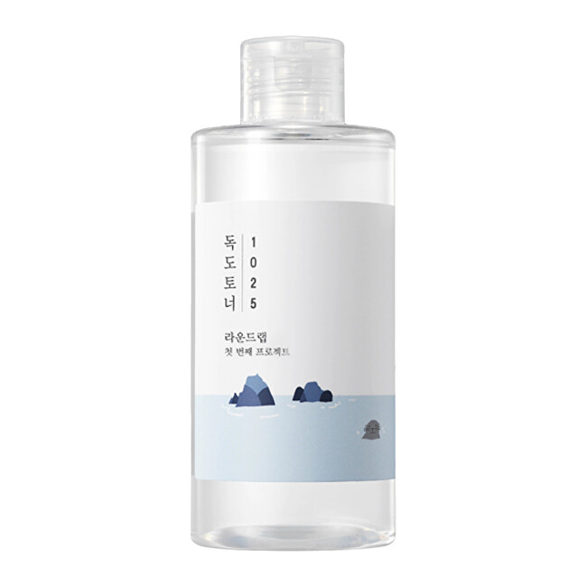 Round Lab Exfoliating skin tonic 1025 Dokdo (Toner) 500ml makiažo valiklis