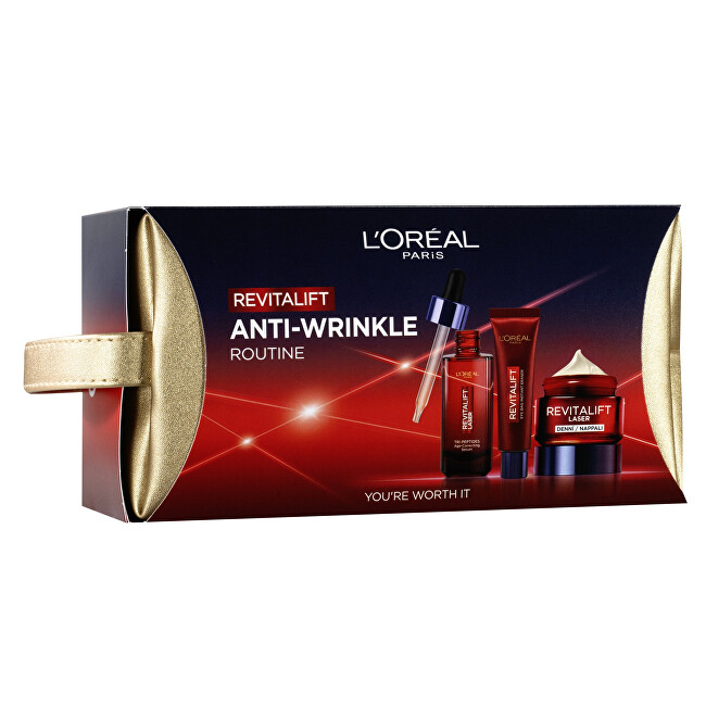 L'Or&eacute;al Paris Revitalift Anti-Wrinkle Routine Gift Set vietinės priežiūros priemonė