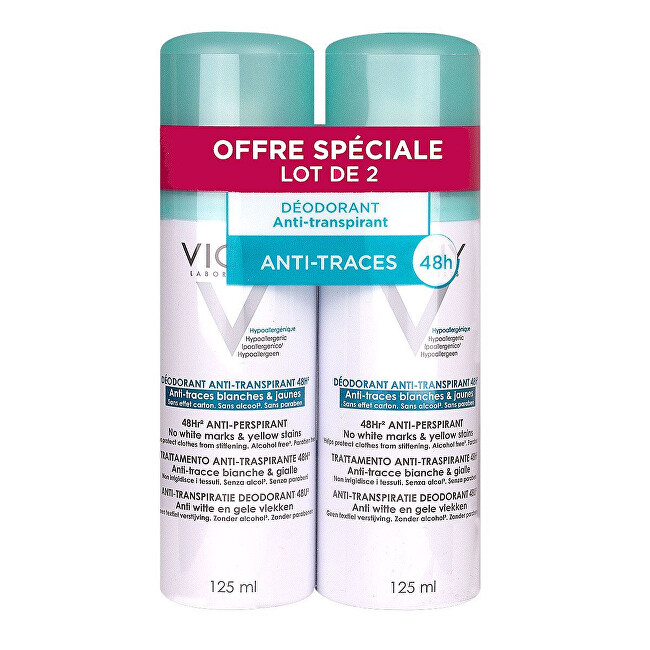 Vichy Set of antiperspirants with 48-hour effect 2 x 125 ml 125ml dezodorantas
