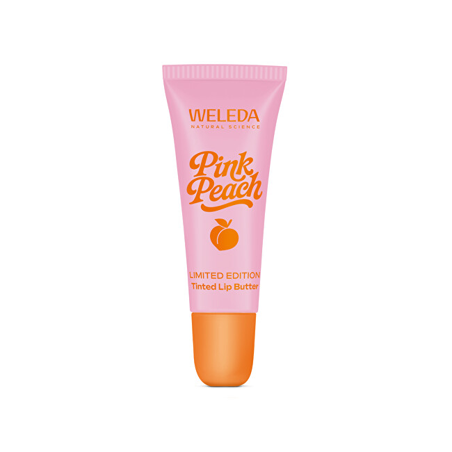 Weleda Tinted lip balm Pink Peach Tinted Lip Butter 7 ml 7ml lūpų balzamas