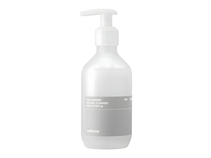 Celimax Dual Barrier Mild Gel Cleanser 200 ml 200ml makiažo valiklis Celimax Dual Barrier Mild Gel Cleanser 200 ml 200ml makiažo valiklis