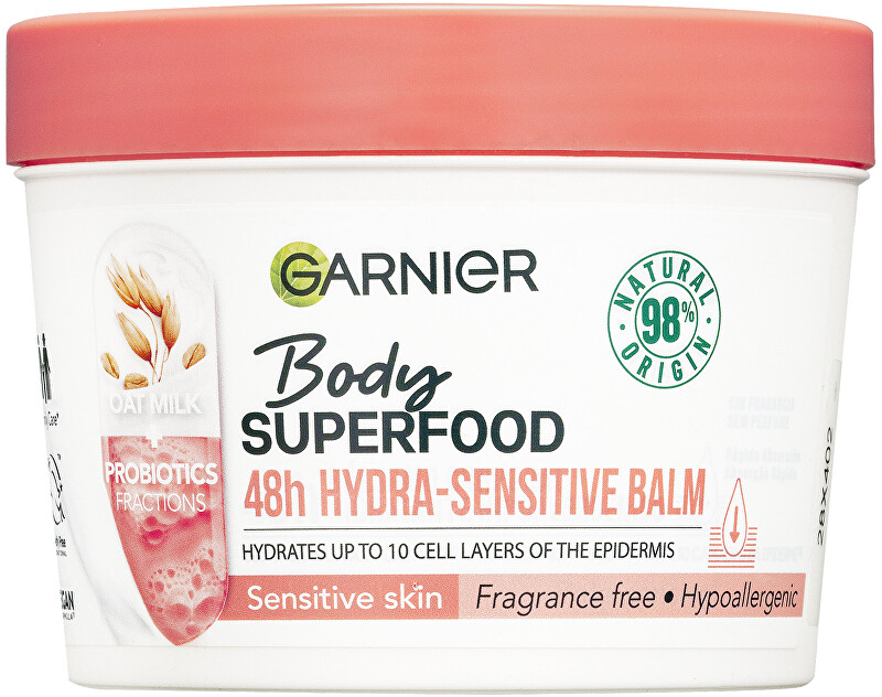 Garnier Body Superfood 48h Hydra-Sensitive Balm 380 ml 380ml Moterims