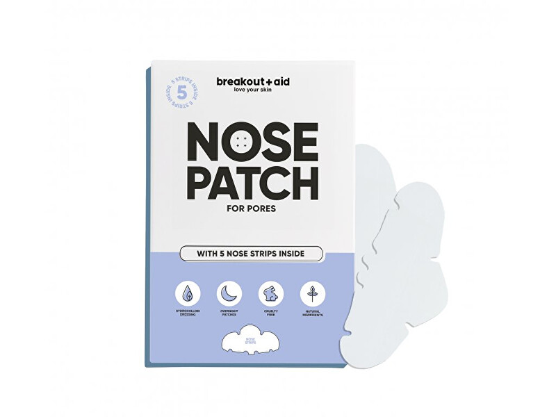 Breakout+aid Cleansing patches for enlarged pores on the nose vietinės priežiūros priemonė
