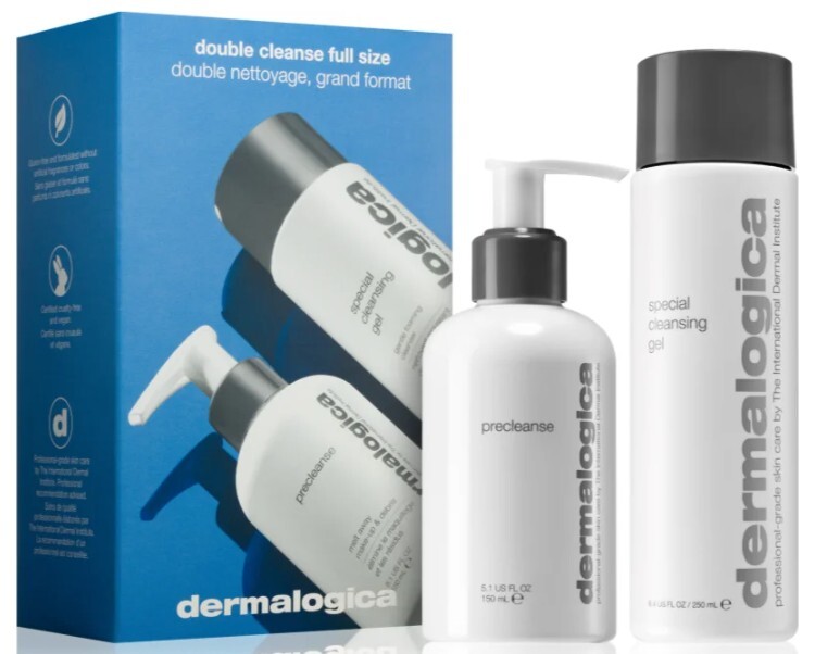 Dermalogica Double Cleanse Full Size Skin Care Gift Set makiažo valiklis