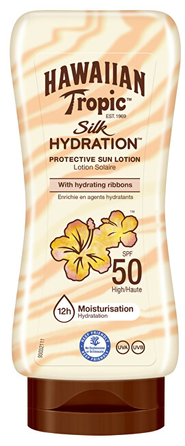 Hawaiian Tropic Hydrating cream for tanning Silk Hydration SPF 50 ( Protective Sun Lotion) 180 ml 180ml Moterims